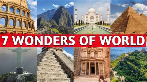 7 Wonders of the World | Seven Wonders of Earth | Best Places in the world to visit - YouTube