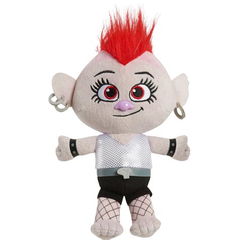 DreamWorks Trolls World Tour 8-Inch Plush Barb, Stuffed Toy for Kids, Playtime with Branch, Ages ...