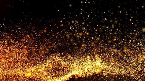 Golden Particles Background - Motion Graphics | Motion Array