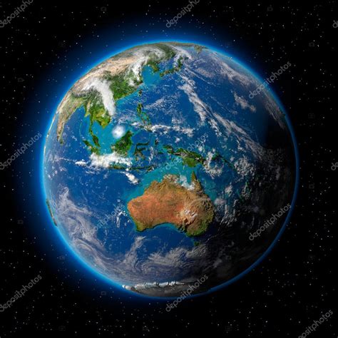 Earth in Space — Stock Photo © Antartis #4077971