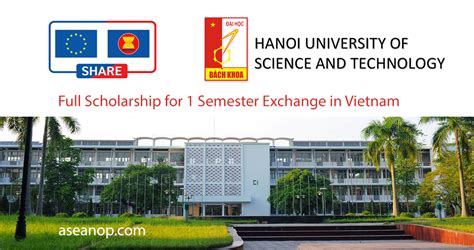 Full Scholarship for Semester Exchange at Hanoi University of Science ...