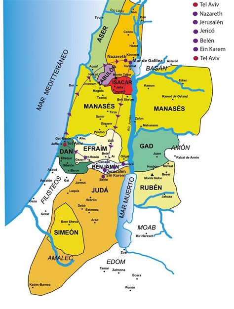 Mapa : Mapa Tierra Santa Godly Play, Malaga, Crochet, Saints, Map Earth ...