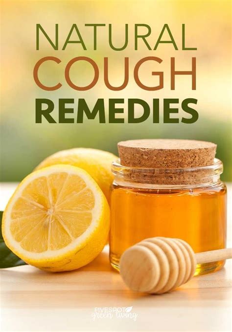 Natural Cough Remedies - Five Spot Green Living | Natural cough ...