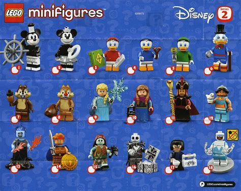 DeToyz: LEGO Disney CMF Series 2 Box Distribution Revealed