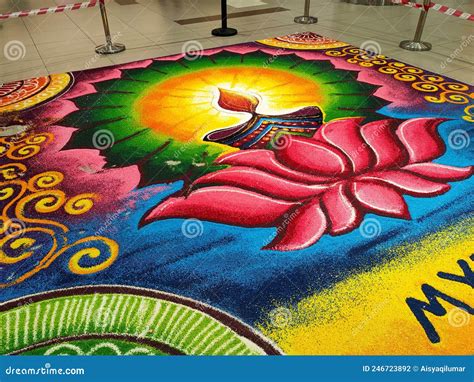 Indian Kolam Festival In Chennai Editorial Image | CartoonDealer.com ...