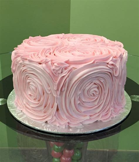 Giant Rosette Layer Cake – Classy Girl Cupcakes