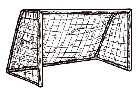 Soccer Net Drawing