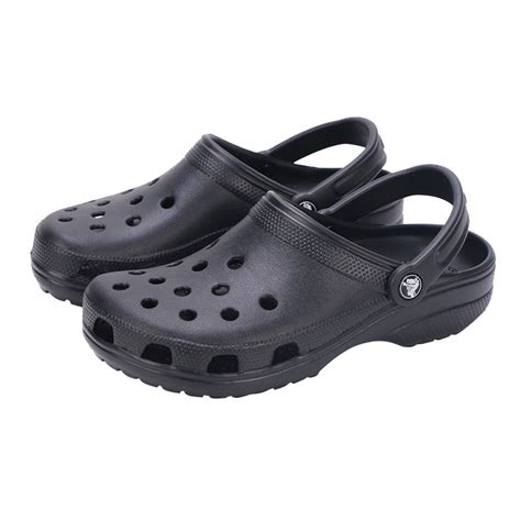 Crocs Men's Women's Classic Clog Black - Walmart.com