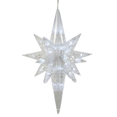 50 Pure White Bethlehem Star Led Lights 20in. Christmas Set – BulbAmerica