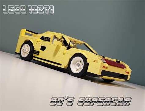 LEGO MOC 10271 80's Supercar by Kirvet | Rebrickable - Build with LEGO