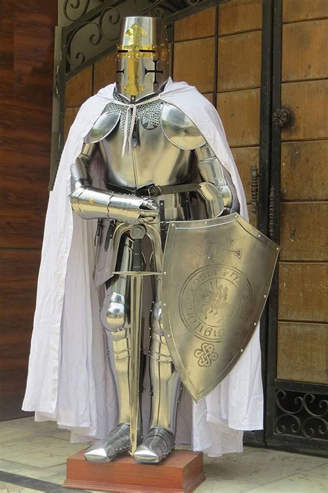 Medieval Wearable Knight Crusader Full Suit of Armour Collectibles Armor Costume - Armor & Shields