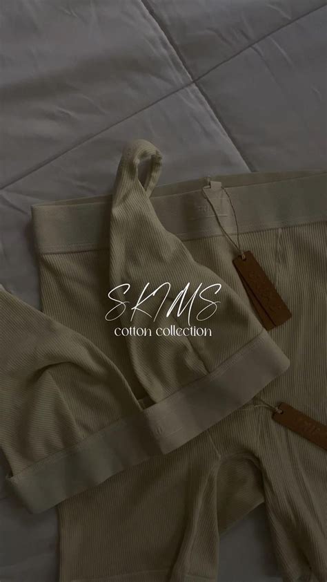 Skims, skims cotton collection, skims collection, skims influencer ...