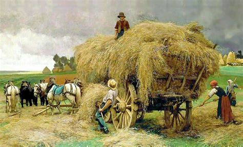 autumn harvest painting - Google Search | Farm art, Farm paintings, Painting