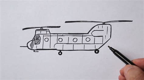 Army Helicopter Drawing Step By Step Step by step drawing tutorial on ...