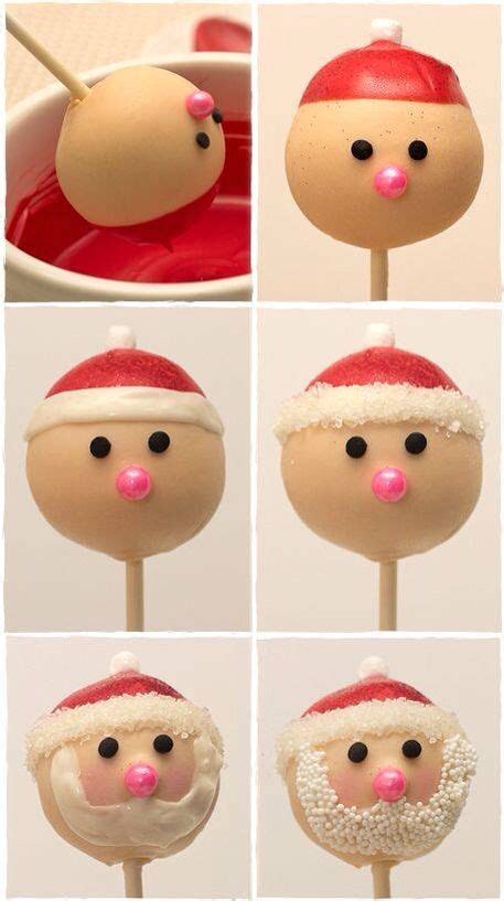 Santa Claus Cake Pop | Christmas cake pops, Santa cake, Christmas cake