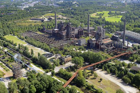 Landschaftspark Duisburg von Oben Foto & Bild | industrie und technik, industrie & landschaft ...