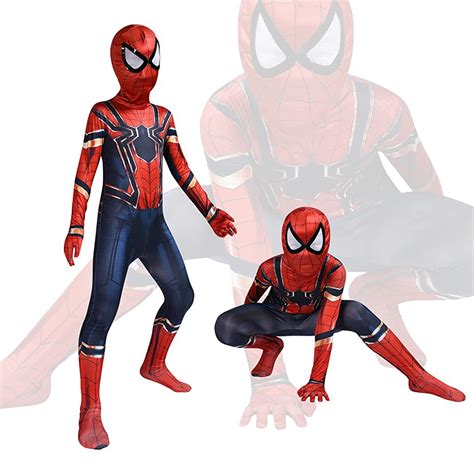 Buy GUSTAVE® Spiderman Dress Costume for Kids 3D Digital Prints Spider ...