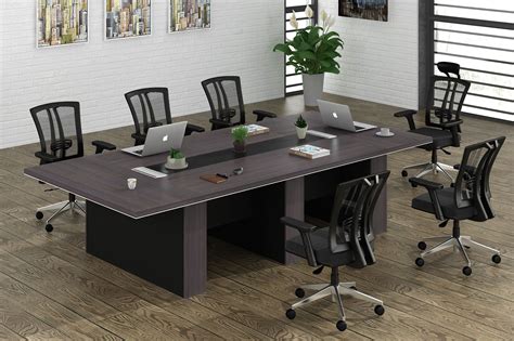 Luxury wooden furniture 50mm thick meeting table | Furniture ...