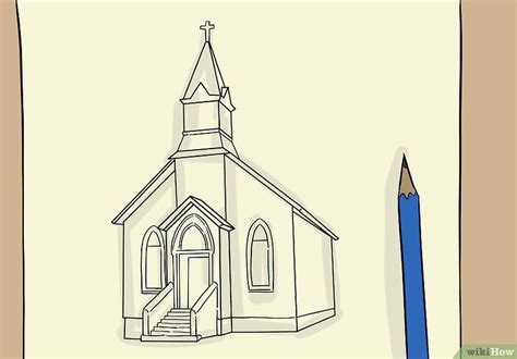 How To Draw A Cathedral Step By Step at Drawing Tutorials