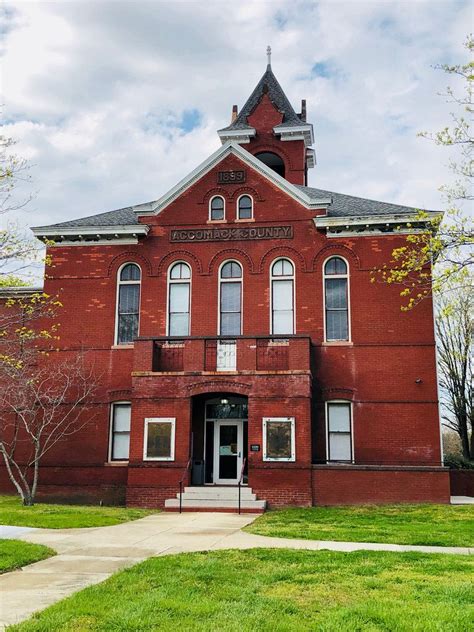 Historic Accomack County Courthouse in Accomac, Virginia. Paul Chandler ...