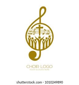 Music Logo Christian Symbols Believers Jesus Stock Vector (Royalty Free ...