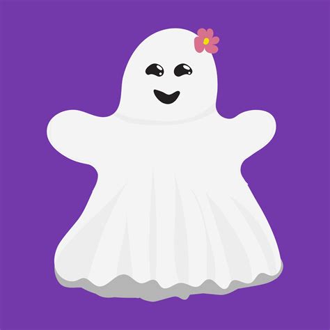 fantasma. lindo vector fantasma de halloween.ilustración infantil de un ...