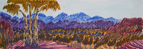 Watercolour Landscapes - Central Australian Aboriginal Art - Japingka