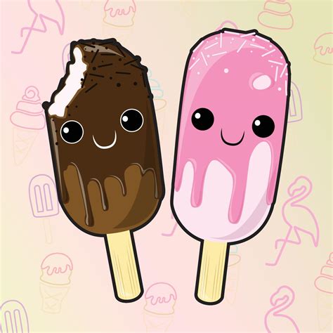 cute ice cream cartoon 3590889 Vector Art at Vecteezy