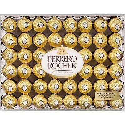 Buy Ferrero Rocher Hazelnut Milk Chocolates 48 Pieces 600g Online | All ...