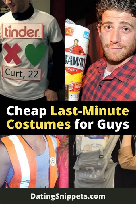 Cheap Last-Minute Costumes for Guys and College | Easy diy costumes ...