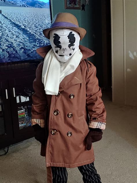 My nephew's Rorschach costume is finally complete! : r/Watchmen