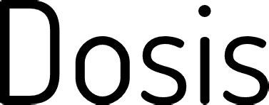 Dosis Book font | Fonts2u.com