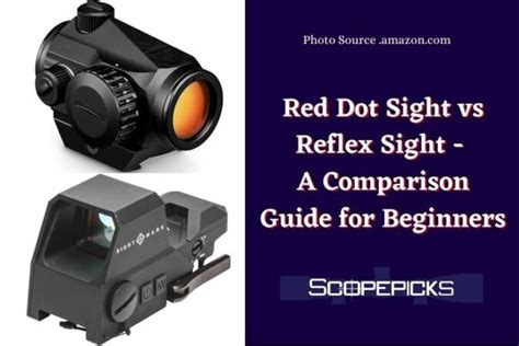 Red Dot Sight vs Reflex Sight - A Comparison Guide With [6 Difference]