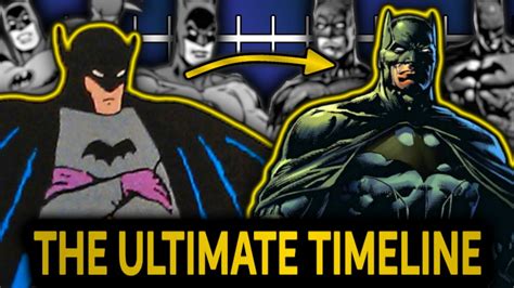 The Ultimate Batman Timeline! - YouTube