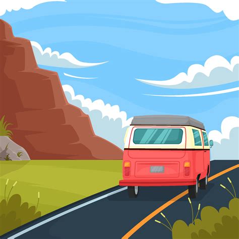 Family Vacation Road Trip Background 7922503 Vector Art at Vecteezy