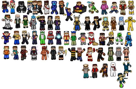 All Minecraft characters, Skins free image download