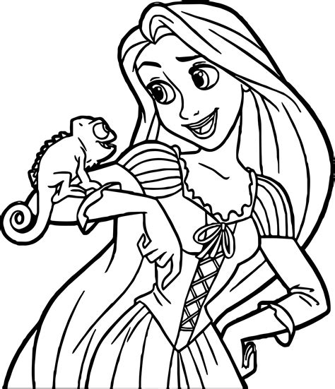 Disney Princess Tangled Coloring Pages at GetColorings.com | Free ...