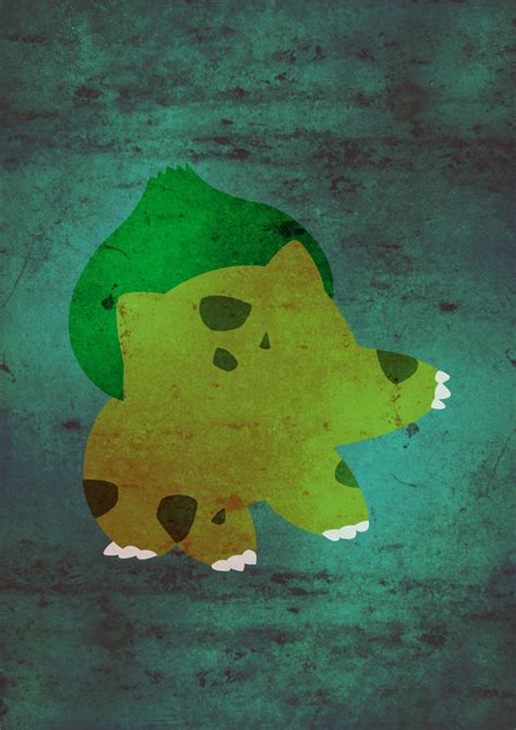 Shiny Bulbasaur by juliapaganidesign on DeviantArt