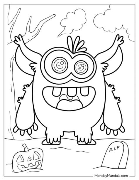 Color Monster Coloring Pages