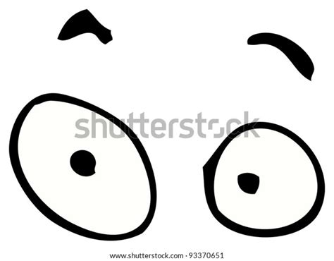 Cartoon Surprised Eyes Stock Illustration 93370651 | Shutterstock