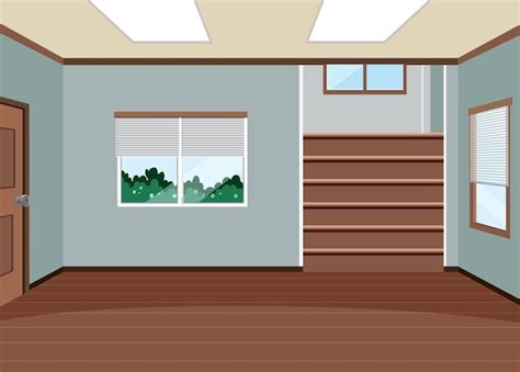 Empty Room Cartoon Images - Free Download on Freepik