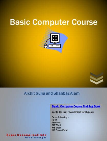 [PDF] Basic Computer Course Book PDF - Panot Book