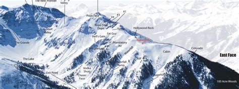 Silverton Mountain Trail Map - Map Of Farmland Cave