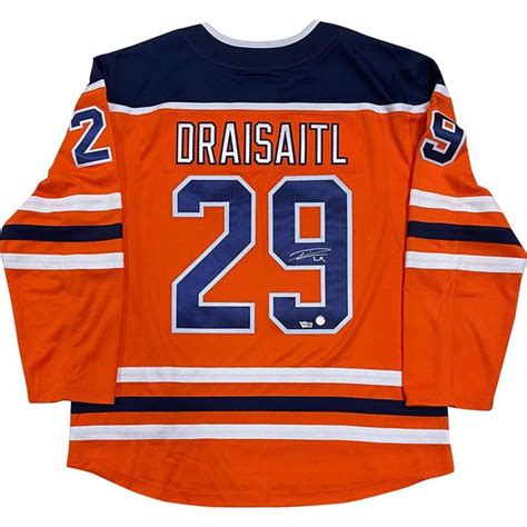 LEON DRAISAITL SIGNED EDMONTON OILERS JERSEY (FANATICS COA)