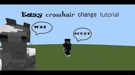 Easy crosshair change tutorial!! (No packs needed) - YouTube