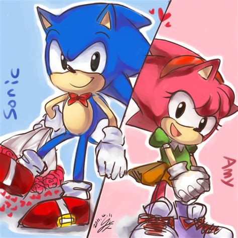 Love - Sonic and Amy Fan Art (29989875) - Fanpop