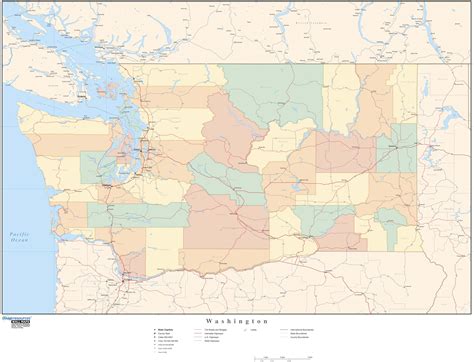 Washington County Map - London Top Attractions Map