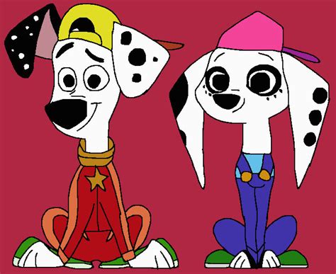 Dolly and Dylan Dalmatian in the rap/hip-hop outfi by Mojo1985 on DeviantArt