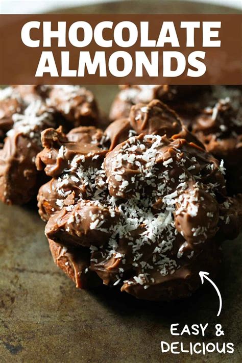 Chocolate Covered Almonds - Cook it Real Good