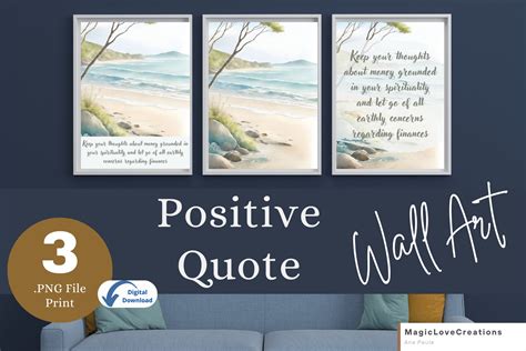 Printable Poster Positive Quotes Art | Poster Templates ~ Creative Market